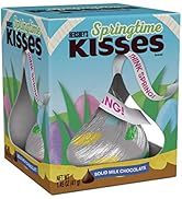 HERSHEY'S KISSES Springtime Solid Milk Chocolate Treat, Easter Candy, 1.45 oz Gift Boxes (12 Count)