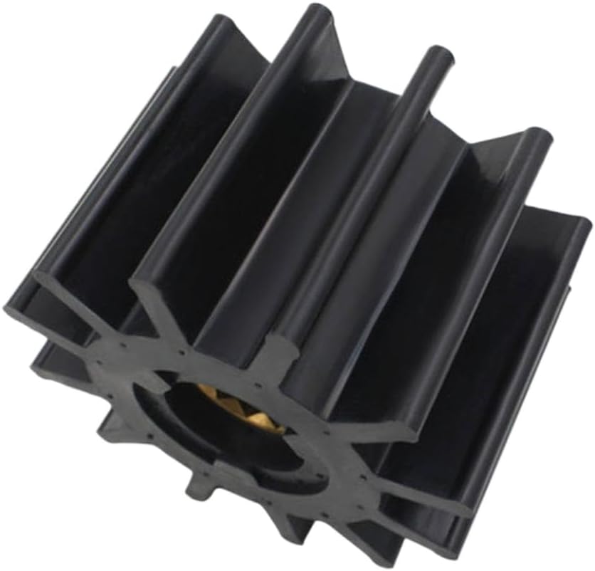 Flexible Water Pump Impeller for Marine Outboard Pump Replacement 12- Neoprene Spline Drive