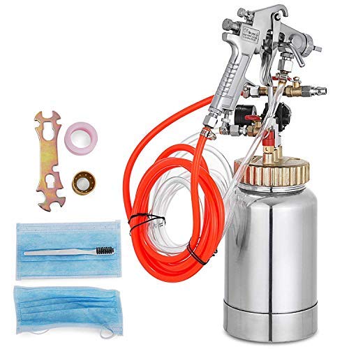 VEVOR Pressure Pot Tank 2L Pressure Pot Paint Sprayer 0.5 Gallon Pressure Spray