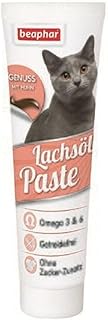 BEAPHAR - Lachsöl Paste Für Katzen - Omega 3 & 6 - Wertvoller Genuss Mit Lachsöl - 0% Zuckerzusatz - DHA Unterstützt Die Sehkraft - 100g product image