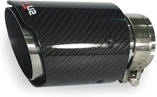 Tyne 48/51/54/57/60/63/66/70/73/76/80/84 / 89MM Auspuffblende Auspuffblende Edelstahl Carbon Sportauspuff Schalldämpfer 1PC