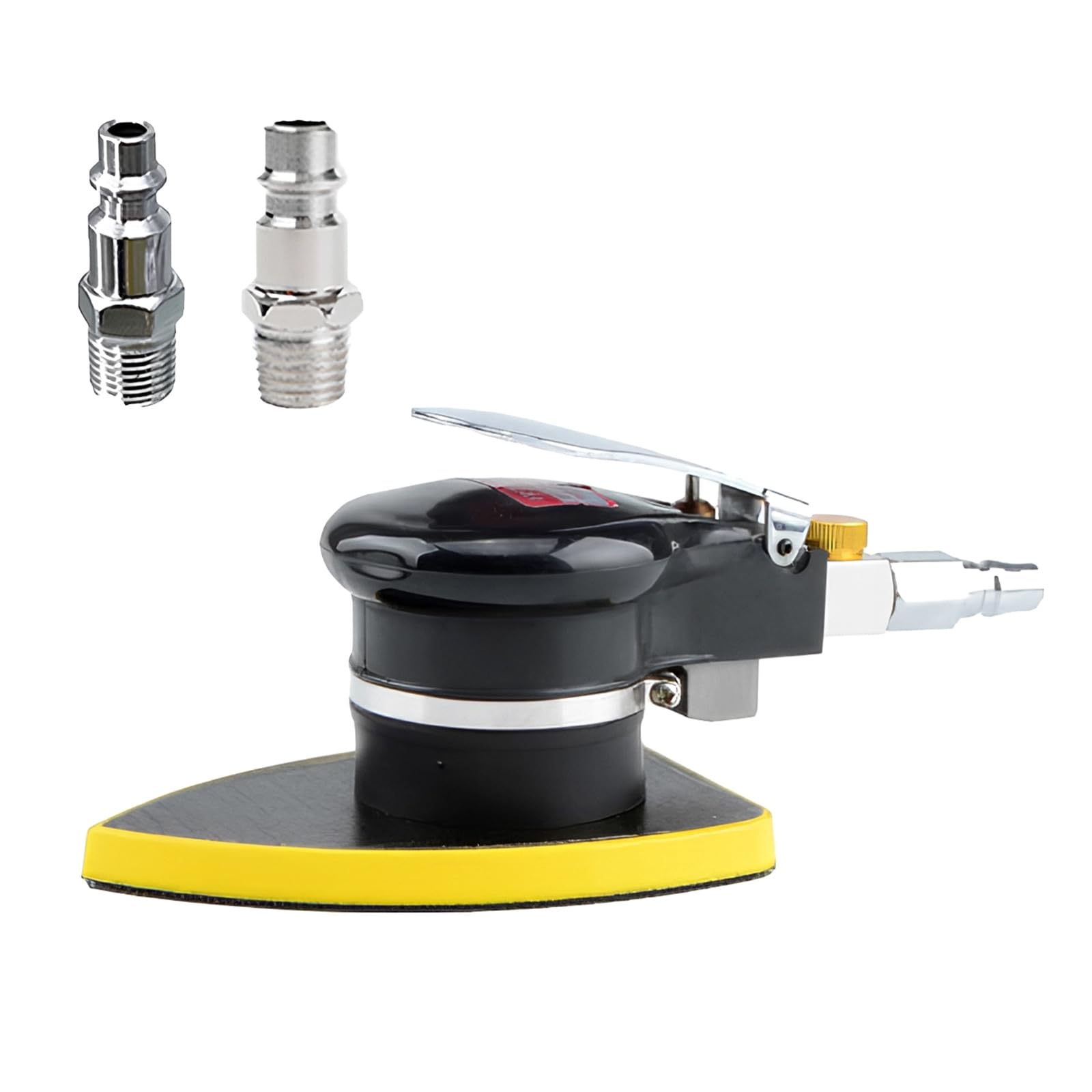 Cazstyk Big Triangle Professional Triangle Pneumatic Sandpaper Machine Flapping Sander Pneumatic Eccentric Sheet Metal Polishing Tool Air Propelled Tool