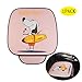 Produktbild San car Auto Sitzkissen, Cartoon atmungsaktiv Auto Innenraum Sitzbezug Kissen Pad Matte für Auto Supplies Bürostuhl Vier Jahreszeiten Universal,pink,1PACK