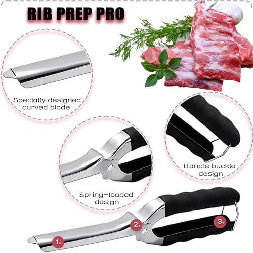 Kit para retirar membrana de costillas acero inoxidable miniatura 3