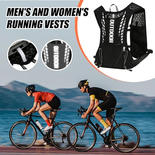 Chaleco para correr transpirable con bolsa de agua para deporte y trotar 2