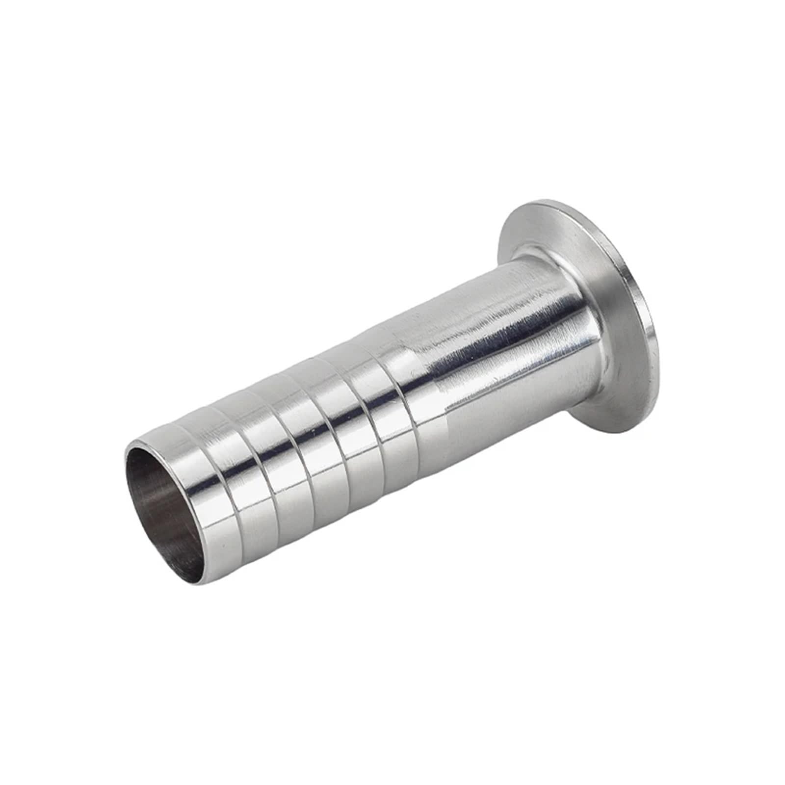 1 pz OD19 25 45 51 mm codone tubo barb x 3,8 cm 5,1 cm tri morsetto 304 in acciaio inox sanitario tubo raccordo homebrew 100 150 200 mm lunghezza (150 mm lunghezza, OD19MM-TC50.5_SUS304)