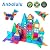 Anbalulu Magnet Tile Building Blocks Magnet Toys Extra Strong Magnets & Super Durable 3D Tiles, 100PCS Inspirational Educational Toys for Over 3 Years Old Boys Girls as Gifts