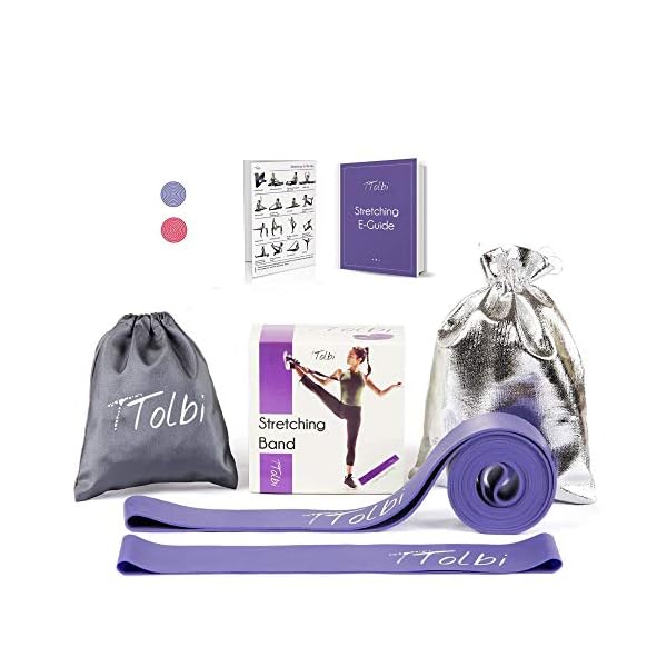 TTolbi Dance Stretching Equipment: Stretch Bands for Dancers and Ballet Stretch Bands | Dance Stretch Band for Flexibility and Exercise | Dance Stuff | Gymnastics Equipment | Dancer Girls