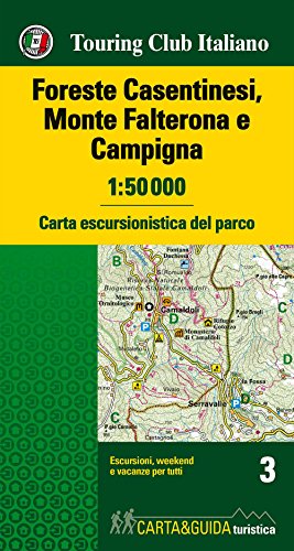 Foreste Casentinesi, Monte Falterone e Campigna 1:50.000. Carta escursionistica del parco. Con Libro: Foreste Casentinesi, Monte Falterone e Campigna. Guida del parco: 3