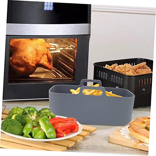 PRETYZOOM Forro Reutilizable para Freidora de Aire, Bandeja Antigrasa de Silicona, Accesorio Práctico para Cocinar y Evitar que los Alimentos Se Peguen miniatura 2