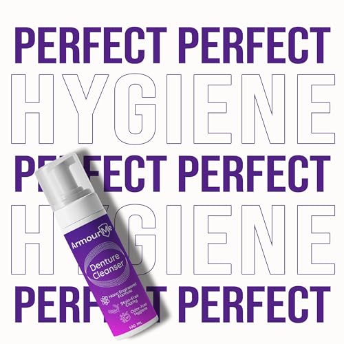 Image of Denture Cleanser Foam | Nano Engineered for Stain-Free Clarity & Deep Clean | Antibacterial Formula for Dentures cleaning | Oral Foam for denture Cleaner. (50 ML)