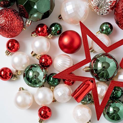 Boules de Noël pour sapin : kit complet pour décoration homogène - 7