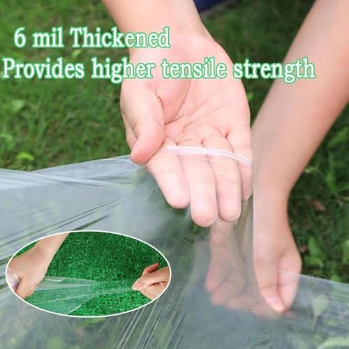 Bâche de serre agricole en filet transparent durable pour extérieur - 7