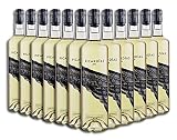 🍇【Viticultura】Vino elaborado con una selección de nuestra mejores Variedades blancas, procedentes de Viñedos de más de 20 años de edad. Conducción del Viñedo en espaldera.