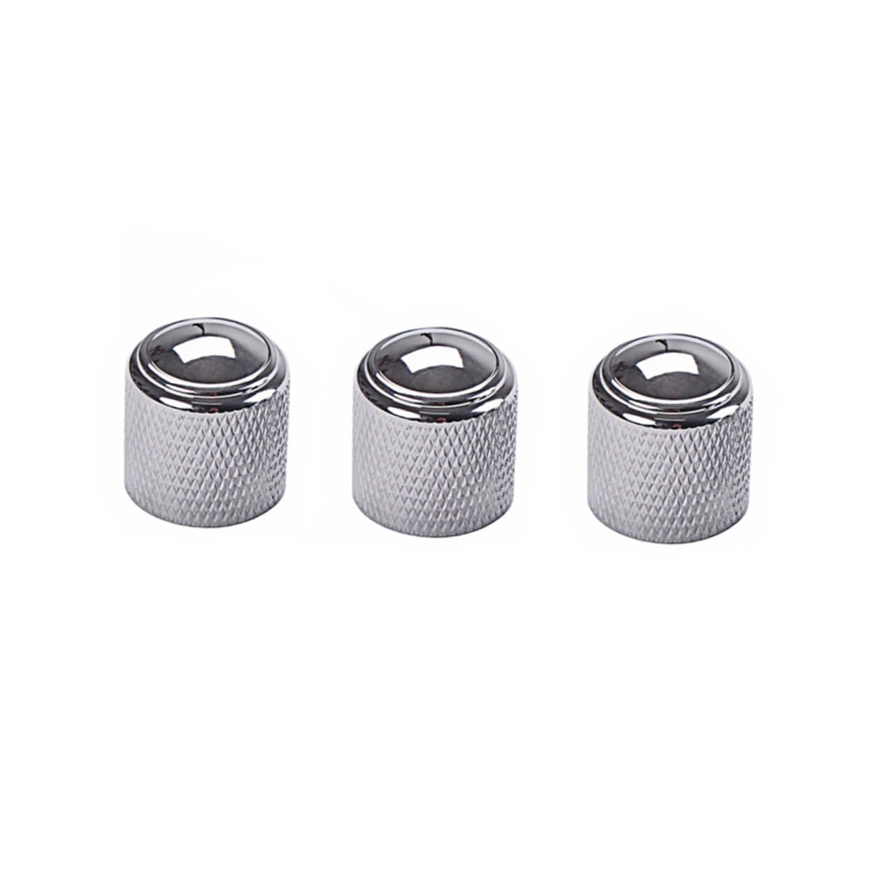 Levemolo Bass Guitar Volume Tone Knobs 3pcs Knobs Aluminum Alloy Bass Control Replacement Gd132