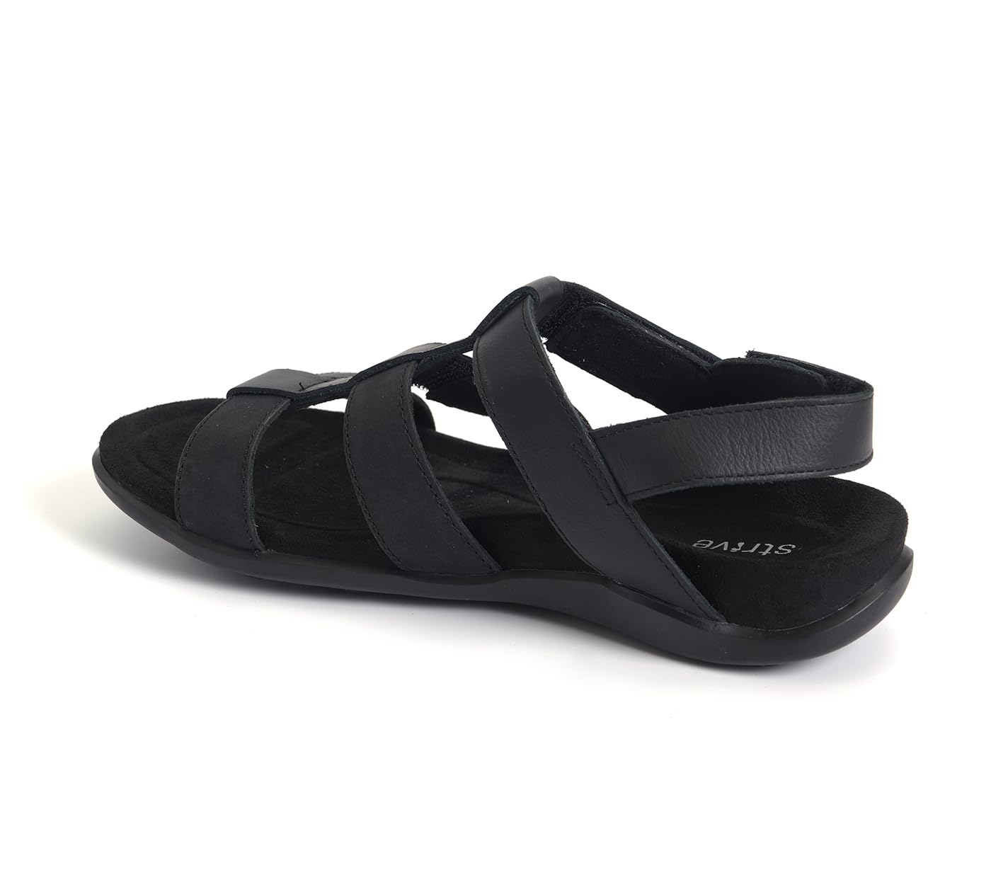 Strive Cassis - Sandalias ortopédicas para mujer con soporte de arco, sandalias cómodas de cuero totalmente ajustables para fascitis plantar, juanetes, pies hinchados, pies anchos y aprobadas por