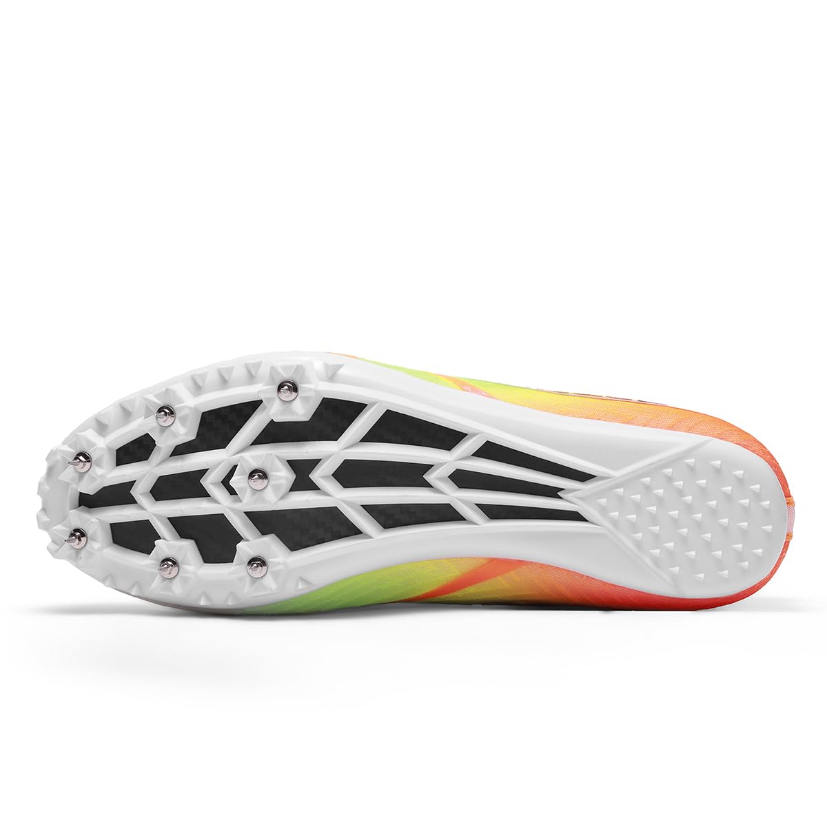 Zapatillas de Clavos Atletismo,con 8 Clavos,Unisex Spikes Atletismo para Pista,Antideslizantes,Atletismo para Velocidad Sprint