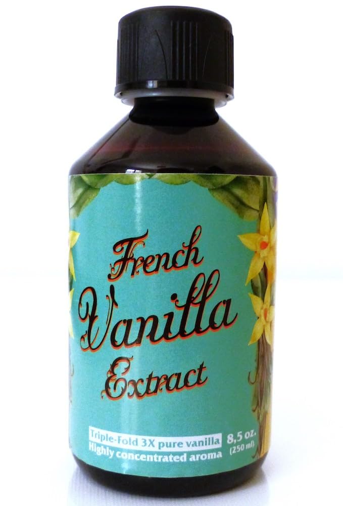 Pure French Vanilla Extract-8,5 fl Oz. Highly concentrated : 3 fold Madagascar vanilla. Made in France. Sugar free. Gluten free.