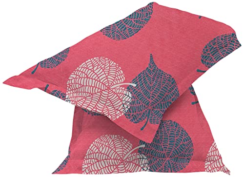 BSB HOME Cotton Pillow Cover/Case Set (2 Pcs) - 18"X28" Inches, Pink&Grey, 105 Tc