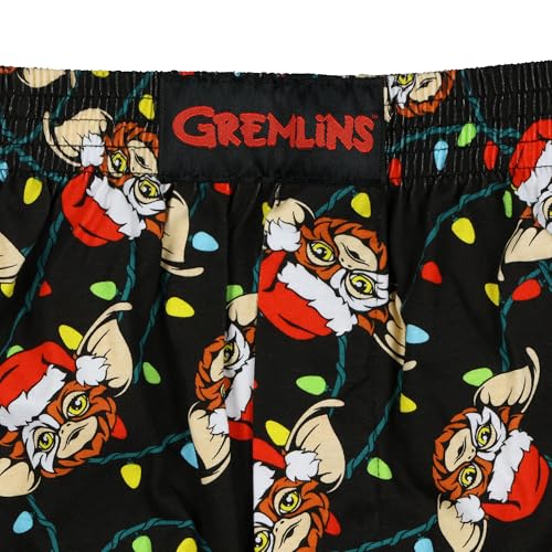 INTIMO Gremlins Movie Boxer Shorts Men's Gizmo Christmas Lights Santa Hat Underwear3