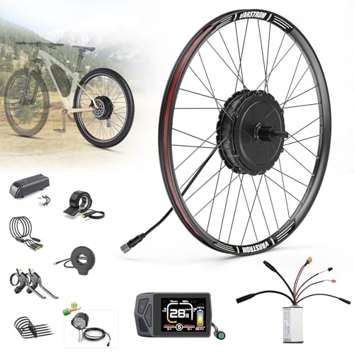 BAFANG 48V750W Hinterradmotor E-Bike Umbausatz-Fit 26' Rad, G0900 H640 E-Bike Umbausatz inkl Hinterrad Kassettennabenmotor mit Felge, EKD01 Display, PAS-Sensor f&uuml;r City- und Mountainbikes