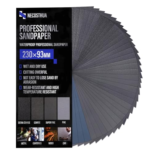 Encuentra papel de lija grano 120 marca necosthua, en la categoría de lijas. Papel de lija grano 120 Marca Necosthua 2