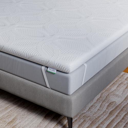 Novilla Matratzen Topper 80x200cm 7.5cm Höhe, Gel Topper 80x200 Memory Foam Topper H2/H3, Waschbarer Matratzentopper Für Matratze, Boxspringbett & Gästebett, mit Öko-Tex-Zertifizierung Novilla Matratzen Topper 80x200cm 7.5cm Höhe, Gel Topper 80x200 Memory Foam Topper H2/H3, Waschbarer Matratzentopper Für Matratze, Boxspringbett & Gästebett, mit Öko-Tex-Zertifizierung