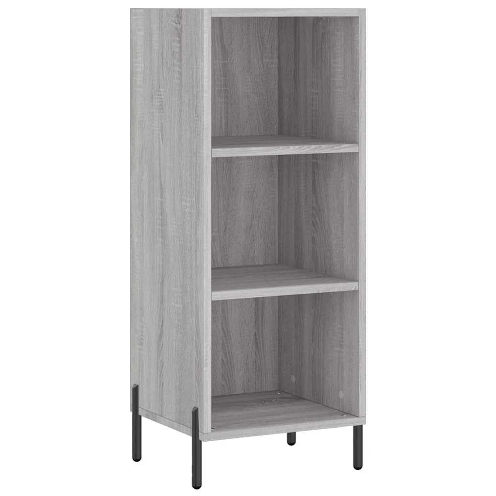 Aparador Sonoma gris 34,5 x 32,5 x 90 cm armario de madera