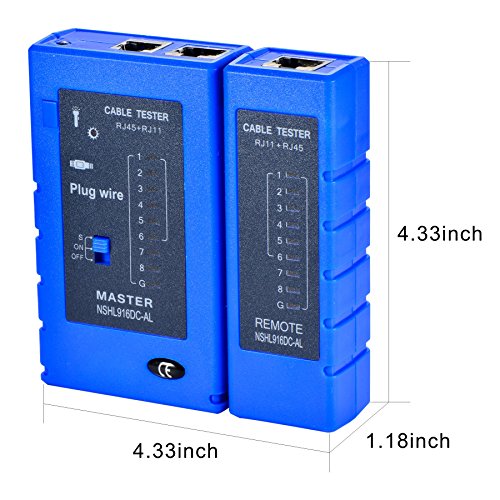 Optimal Shop Network Cable Tester Test Tool Rj45 Rj11 Rj12 Cat5 Cat6 Utp Usb Lan Wire Ethernet #TOP4