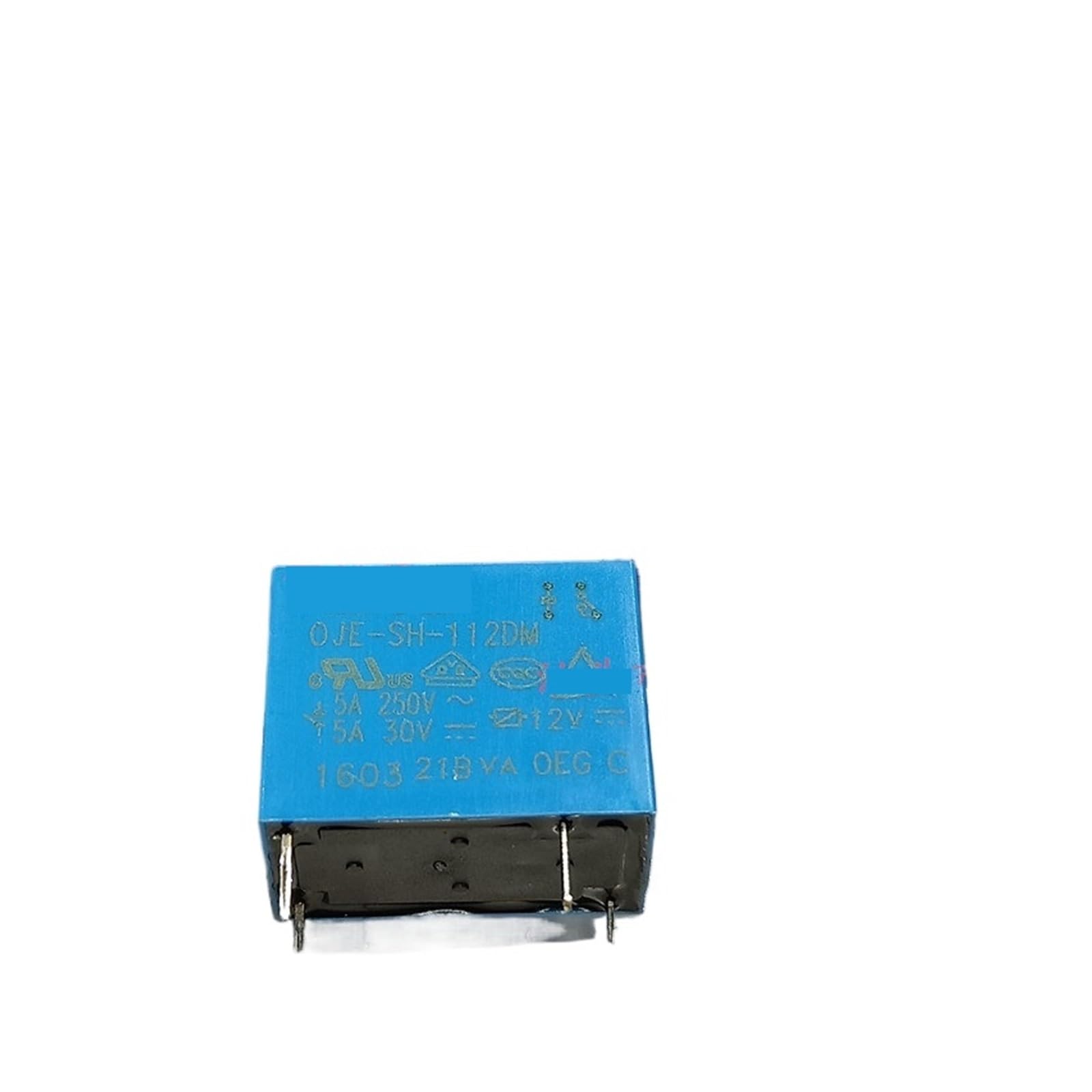 Relais OJE-SH-112DM à 4 broches et contact normalement ouvert 5A pour circuit imprimé