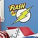 RoomMates RMK2399GM DC Classic Flash Logo Peel and Stick Giant Wall Decals
