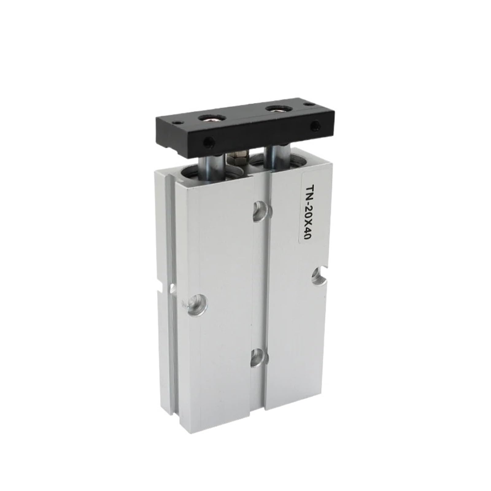Podwójny pręt typ TN cylinder pneumatyczny otwór powietrza 10 mm 16 mm 20 mm 25 mm 32 mały skok ze stopu aluminium 30 35 40 45 50 60 70 75 mm | Cylinder pneumatyczny (skok 80 mm, TN16 (otwór 16))