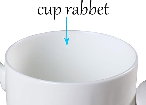 Miniatura 6 de BandTie - Práctico sistema de elaboración de té chino gongfu en hebras y de café, para uso doméstico, en viajes y en la oficina, de porcelana de