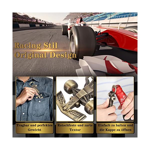 LKKCHER Regalos de Coche de Carreras, Regalo de Cerveza único para Hombres, Regalos Originales para el Padre Novio… - Imagen 4