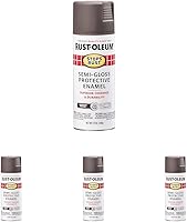 Vista 120 de Rust-Oleum 7776830 - Pintura en aerosol para prevención del óxido, 12 onzas, negro plano