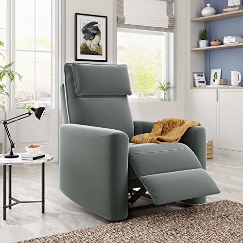 Recliner Chair with Padded Seat, Microfiber Manual Recliner Sofa Modern Recliner Chair Club Chair Home Theater Seating for Living Room Single Sofa Recliner Chair - Image 6
