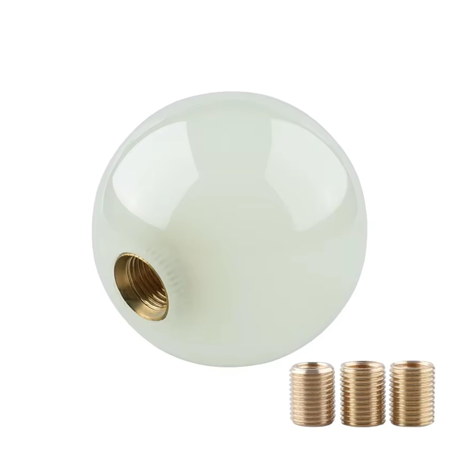 WYLWSHA Shift Gear Knob Cover Universal Car Acrylic Gear Knob Luminous Shift Stick Manual Transmission Shifter(Blue)
