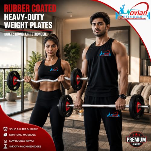 NOVIAN FITNESS Store Novian Fitness 30kg Home Gym Set - Image 6