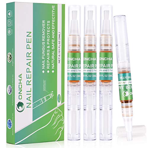 Nail Repair Pen 4 Pack,Toenail Treatment,Toenail Care,Solution Repairs & Protects from Discolored,Cracked and Damaged Nails