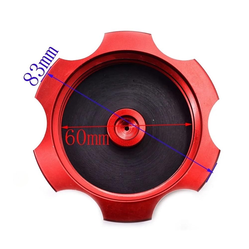 Alluminio Billet Materiale Gas Carburante Benzina Tappo Serbatoio Coperchio XR CRF CRF250R CRF250X CRF450R CRF450X XR250 XR650 XR600 XR400 Moto Rosso tappo serbatoio moto