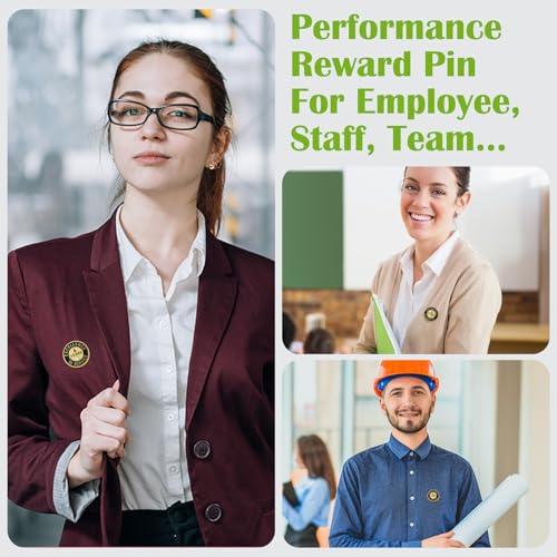 Image of Ferreve 50 /20 Pcs Year of Service Pins Employee Excellence Award Lapel Pin Performance Recognition Reward Anniversary