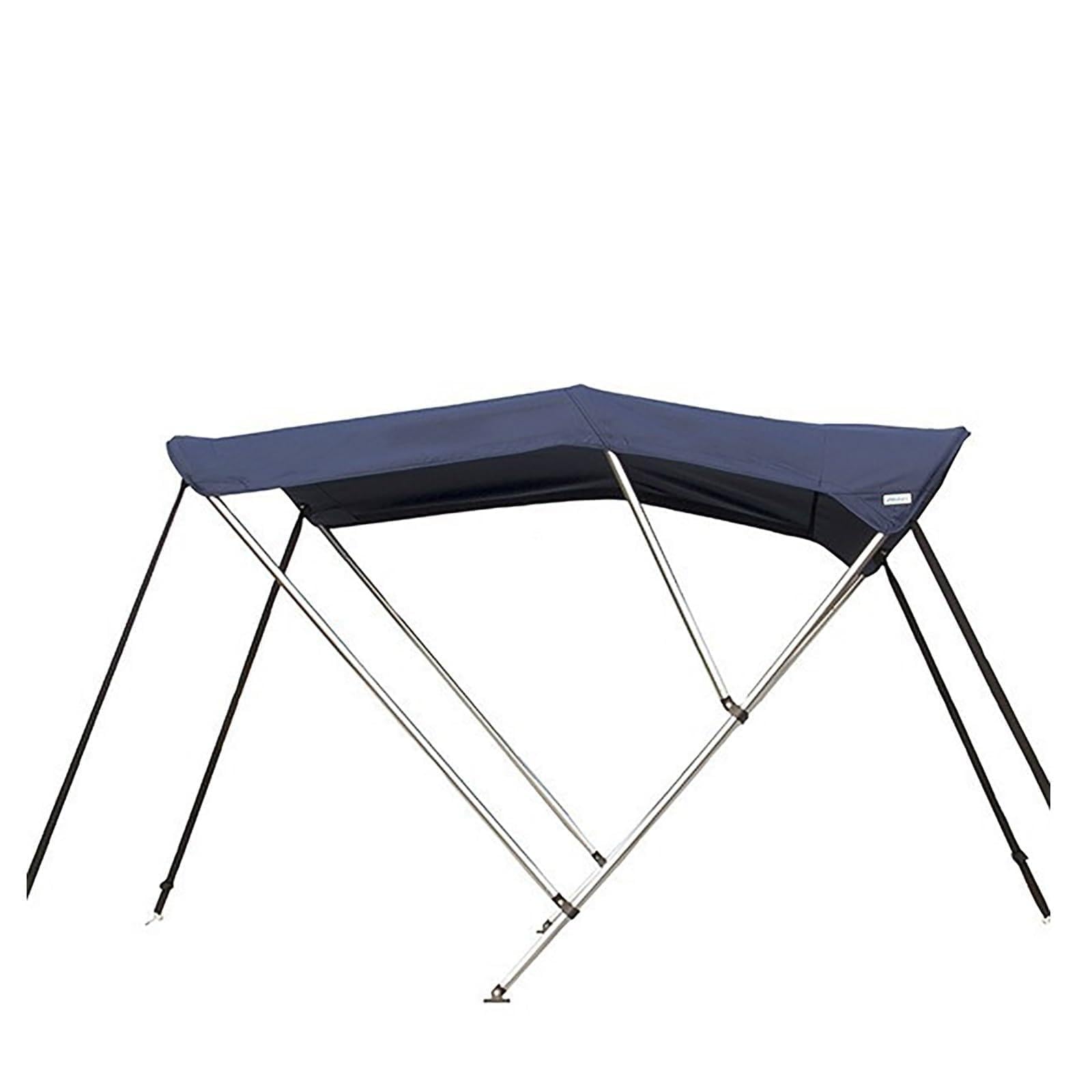 Pokrowiec na łódź z aluminiową ramą - poliester barwiony roztworem 900D, zawiera 4 paski i sprzęt montażowy do pontonu