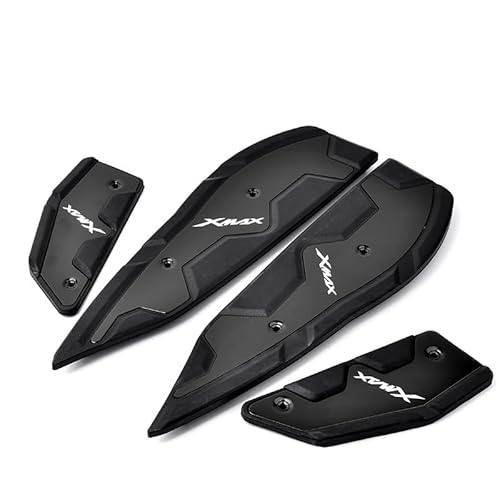 Aleyar ヤマハ XMAX125 XMAX250 XMAX300 2023 XMAX 400 V2 2017-2024 全年? ステップボード (ブラック)