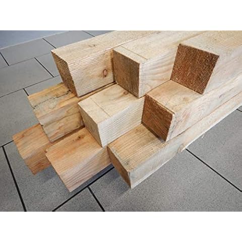LÄRCHE KANTHOLZ BALKEN PFOSTEN QUERRIEGEL HOLZ BAUHOLZ 50x50mm 120cm LÄNGE (6) Cover
