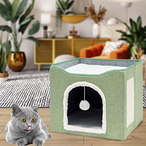 Chat lit jouet interactif Sharplace vert clair pour intérieur et extérieur - 6