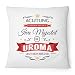 Produktbild Fashionalarm Kissen Ihre Majestät die Uroma - 40x40 cm mit Füllung | Lustige Geschenk Idee für Urgroßmutter Geburtstag Weihnachten Geburt Urenkel, Farbe:weiß