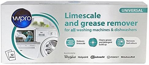 NEW Limescale & Detergent Remover for All Dishwashers and Washing Machines - Genuine Indesit Hotpoint Professional collection - Replace old Part numbers: C00089780 , C00091077 , C00091561 (Box of 12)