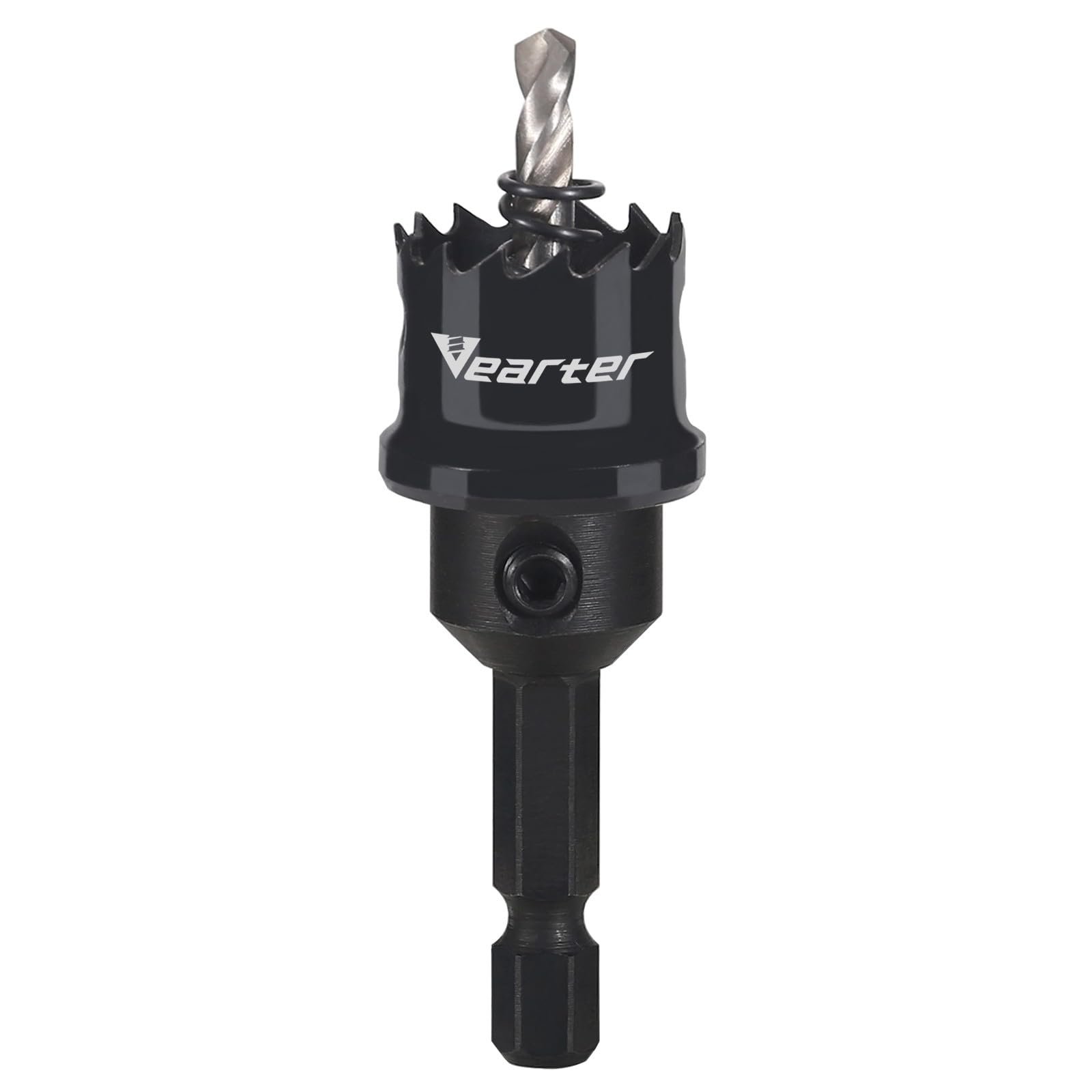 Vearter 19mm Bi-Metal Hole Saw 1/4 Inch Hex Shank, M42 Bimetal Hole Saw, Thin Wall Cobalt Drill Hole Cutter with Arbors for Wood, Sheet Metal, Copper, Plaster, PVC, Steel Plate, Drywall
