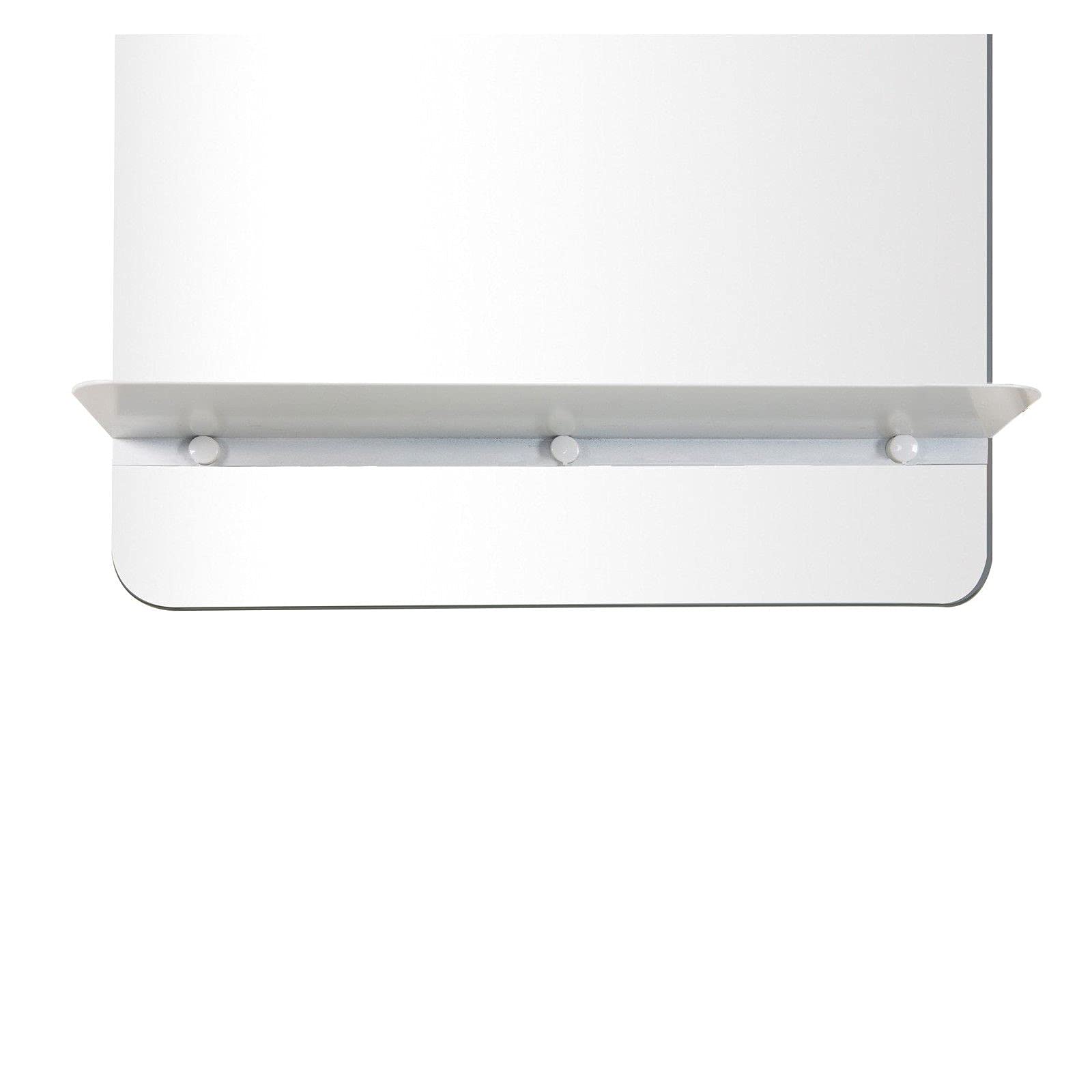 Mueble de baño de madera y metal Will – encimera colgante de 60 cm + estructura de metal negro mate + lavabo + espejo