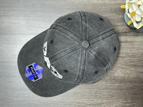 Image of Fishing Baseball Cap for Men Women, Adjustable Embroidered Fish Hat | Fishing Gear, Outdoor Adventure Design, Precision Embroidery Craft, One Size Adjustable Fit